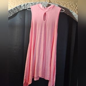 Summer shirt high neck with key hole